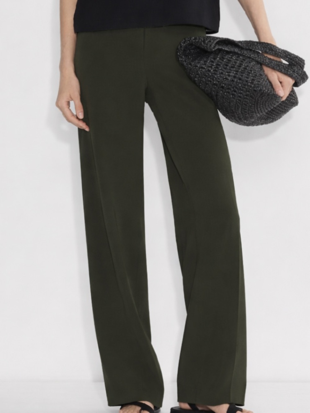 Babaton Agency Pant in Forrest Green 32”